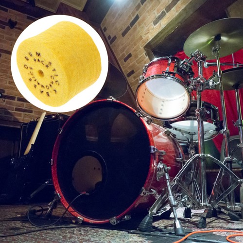 Yellow drum hammer felt - drum,