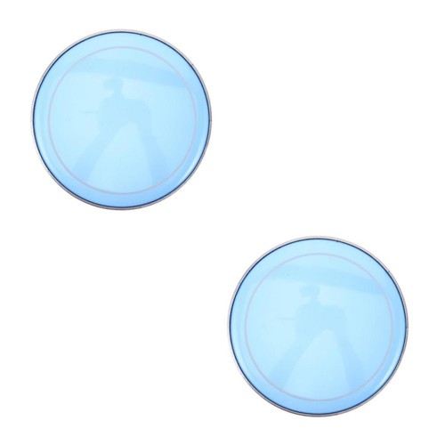 2pcs blue drum head - 2pcs,